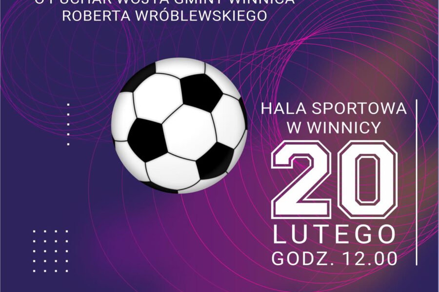 Zapraszamy na gminny halowy turniej piłki nożnej 2022